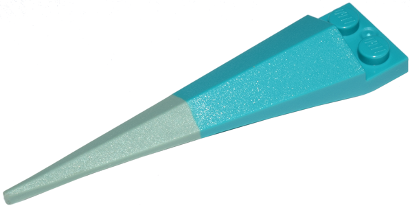 61406pb06 | Plate, Modified 1 x 2 with Angular Extension with Molded Flexible Rubber Sand Green Tip Pattern | LEGOPART