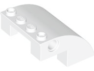 61487 | Slope, Curved 4 x 4 x 2 with 4 Studs and Pin Holes | LEGOPART