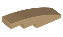 61678 | Slope, Curved 4 x 1 | LEGOPART