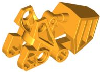 62386 | Bionicle Foot with Ball Joint Socket 3 x 6 x 2 1/3, Squared Tops | LEGOPART