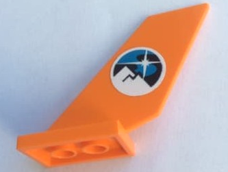 6239pb097 | Tail Shuttle with Arctic Logo Pattern on Both Sides | LEGOPART