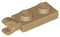 63868 | Plate, Modified 1 x 2 with Clip on End | LEGOPART