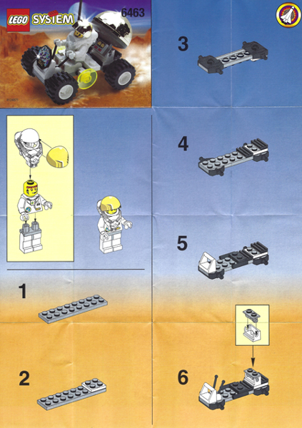 6463-1 | Lunar Rover | INSTRUCTIONS | LEGOPART