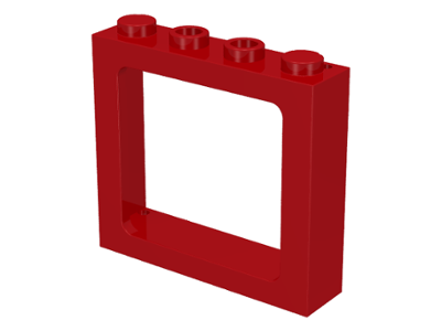 6556 | Window 1 x 4 x 3 Train - 2 Hollow Studs and 2 Solid Studs | LEGOPART