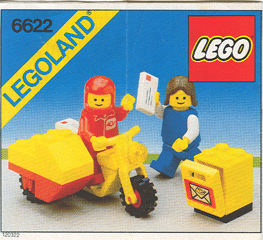 6622-1 | Mailman on Motorcycle | INSTRUCTIONS | LEGOPART