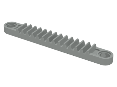 6630 | Technic, Gear Rack 1 x 8 with Holes | LEGOPART