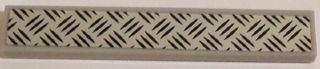 6636pb103 | Tile 1 x 6 with Silver Tread Plate Pattern | LEGOPART