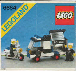 6684-1 | Police Patrol Squad | INSTRUCTIONS | LEGOPART