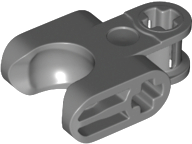67695 | Technic, Axle Connector 2 x 3 with Ball Joint Socket - Closed Sides, Straight Forks with Closed Axle Holes | LEGOPART