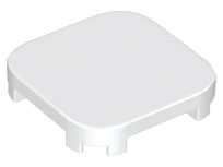 68869 | Tile, Modified 4 x 4 with Rounded Corners and 4 Feet | LEGOPART