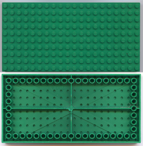 700eD | Brick 10 x 20 with Bottom Tubes in Single Row Around Edge, with | LEGOPART