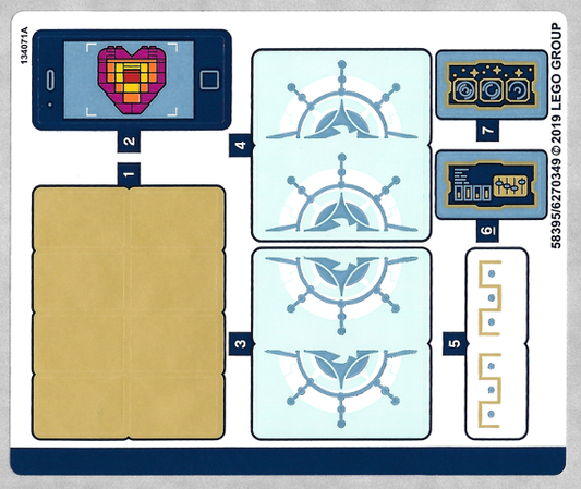 70838stk01 | Sticker Sheet for Set 70838 - | LEGOPART