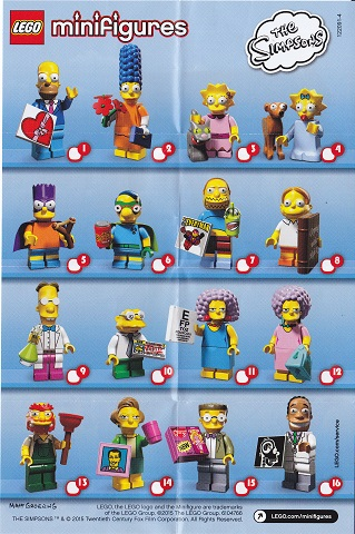 71009-1 | Minifigure, The Simpsons, Series 2 | INSTRUCTIONS | LEGOPART