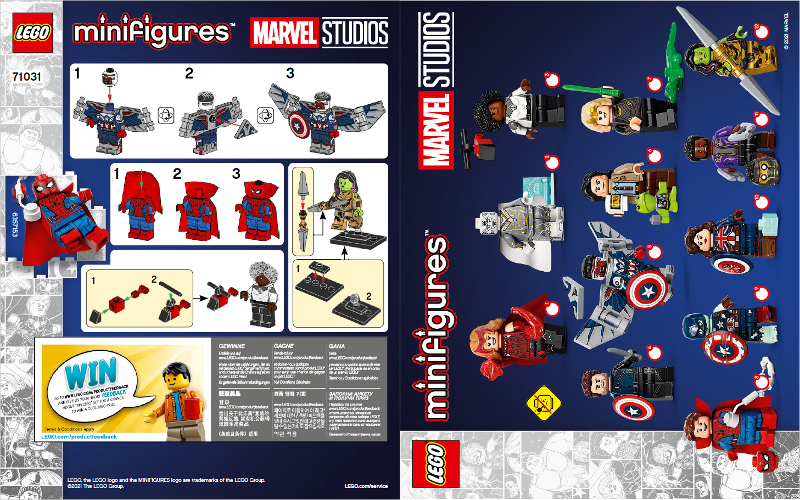 71031-1 | Minifigure, Marvel Studios, Series 1 | INSTRUCTIONS | LEGOPART