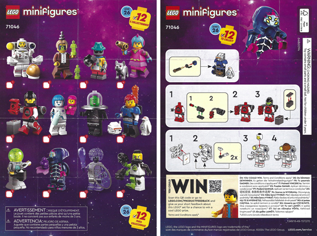 71046-1 | Minifigure, Series 26 | INSTRUCTIONS | LEGOPART