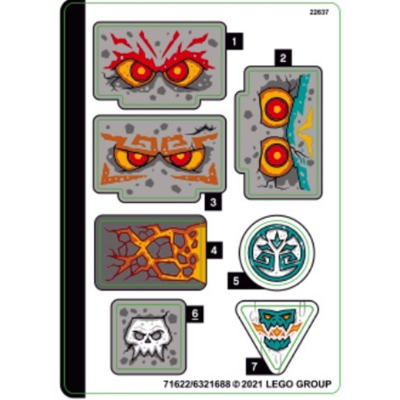 71747stk01 | Sticker Sheet for Set 71747 - | LEGOPART