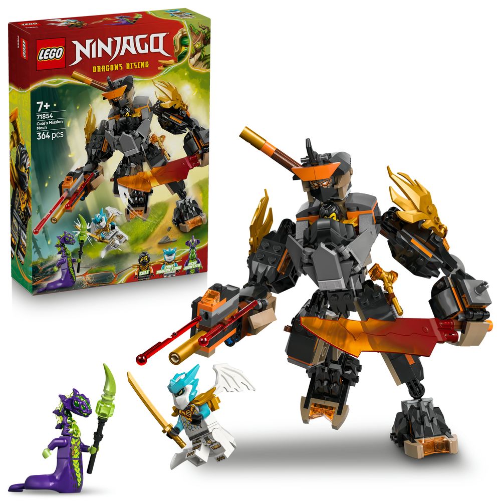 Cole's Mission Mech & Dragon Zane LEGO 71854