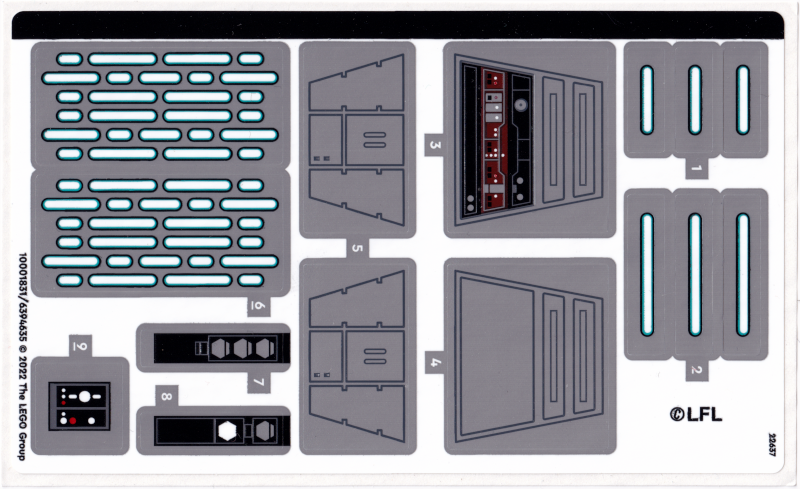 75324stk01 | Sticker Sheet for Set 75324 - | LEGOPART