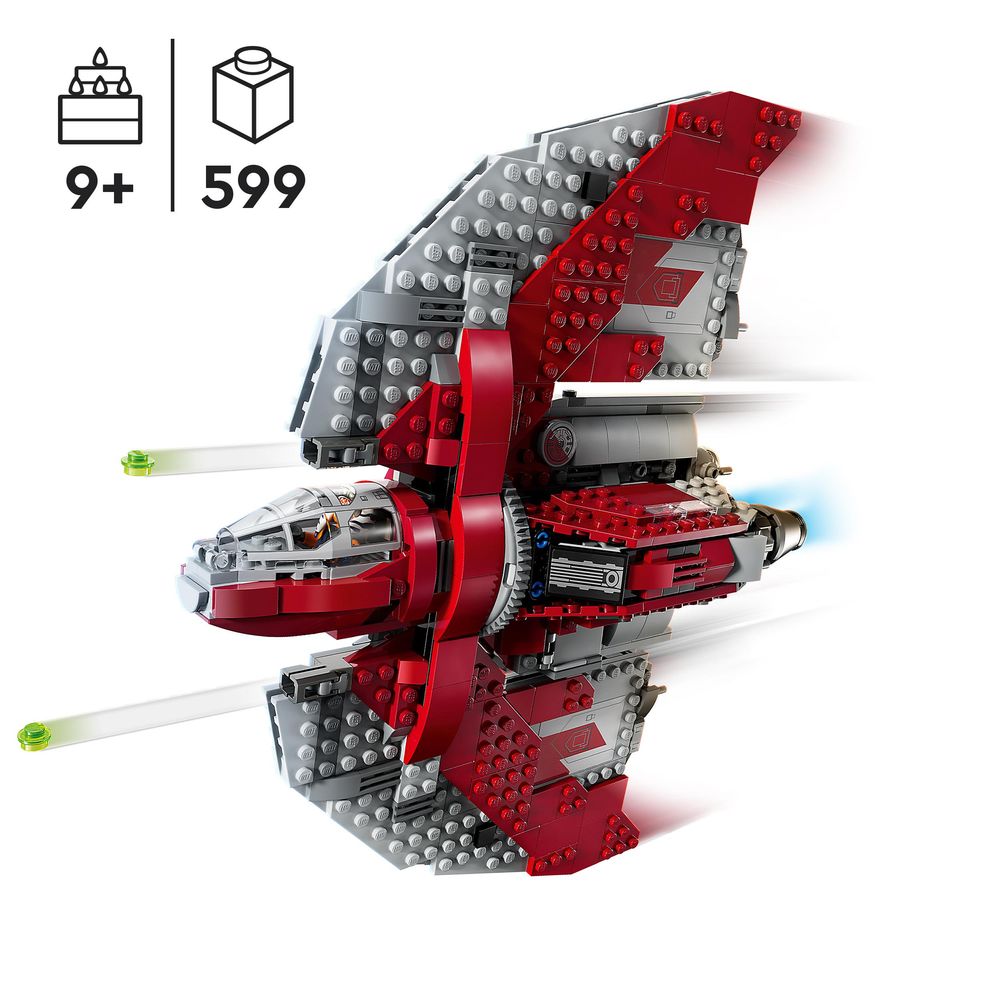 Ahsoka Tano's T-6 Jedi shuttle LEGO 75362