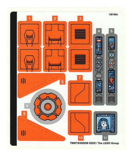 76193stk01 | Sticker Sheet for Set 76193 - | LEGOPART