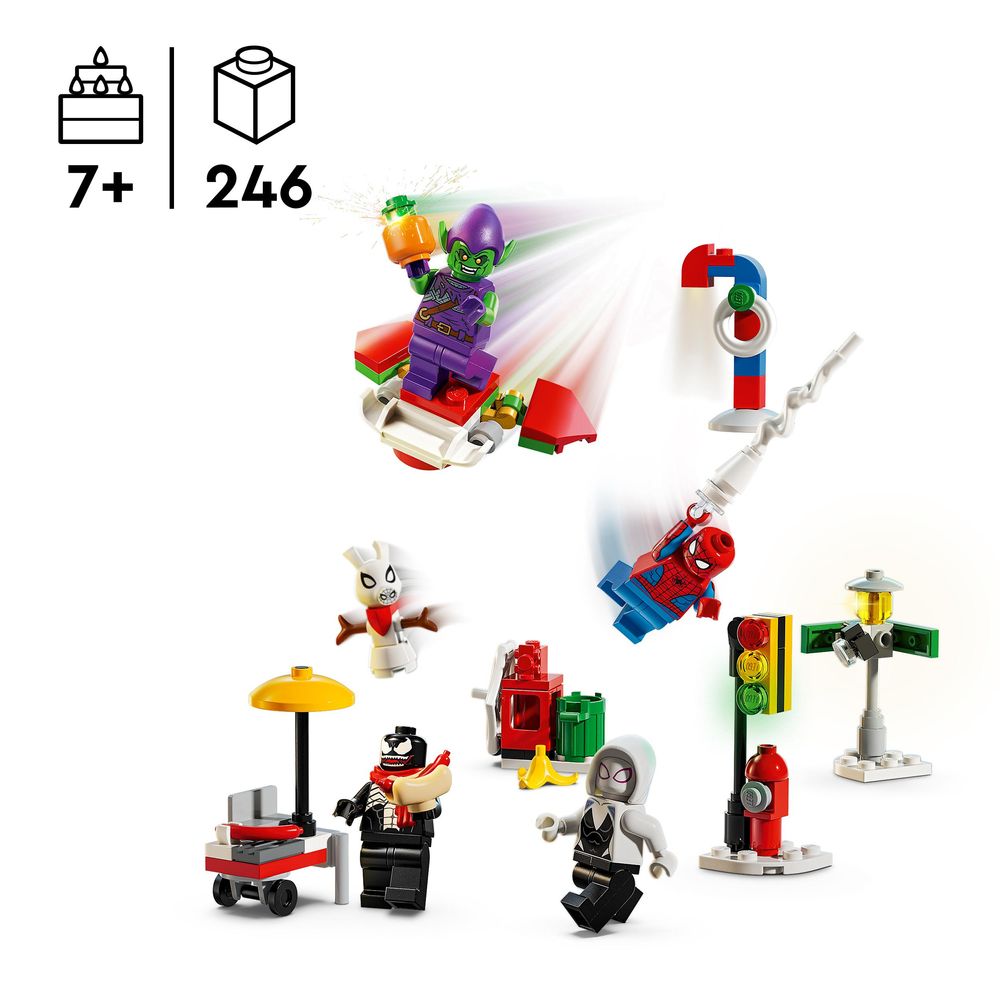Spider-Man adventkalender 2024 LEGO 76293