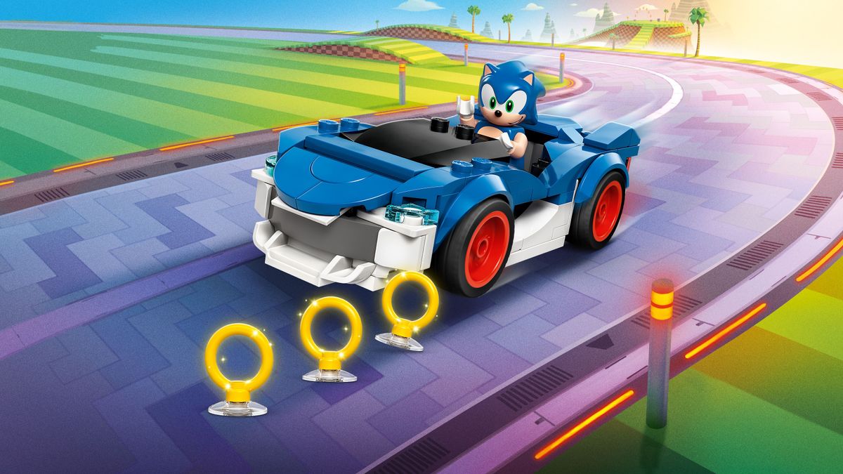 Sonic's Car: Speed Star Lightning LEGO 77117