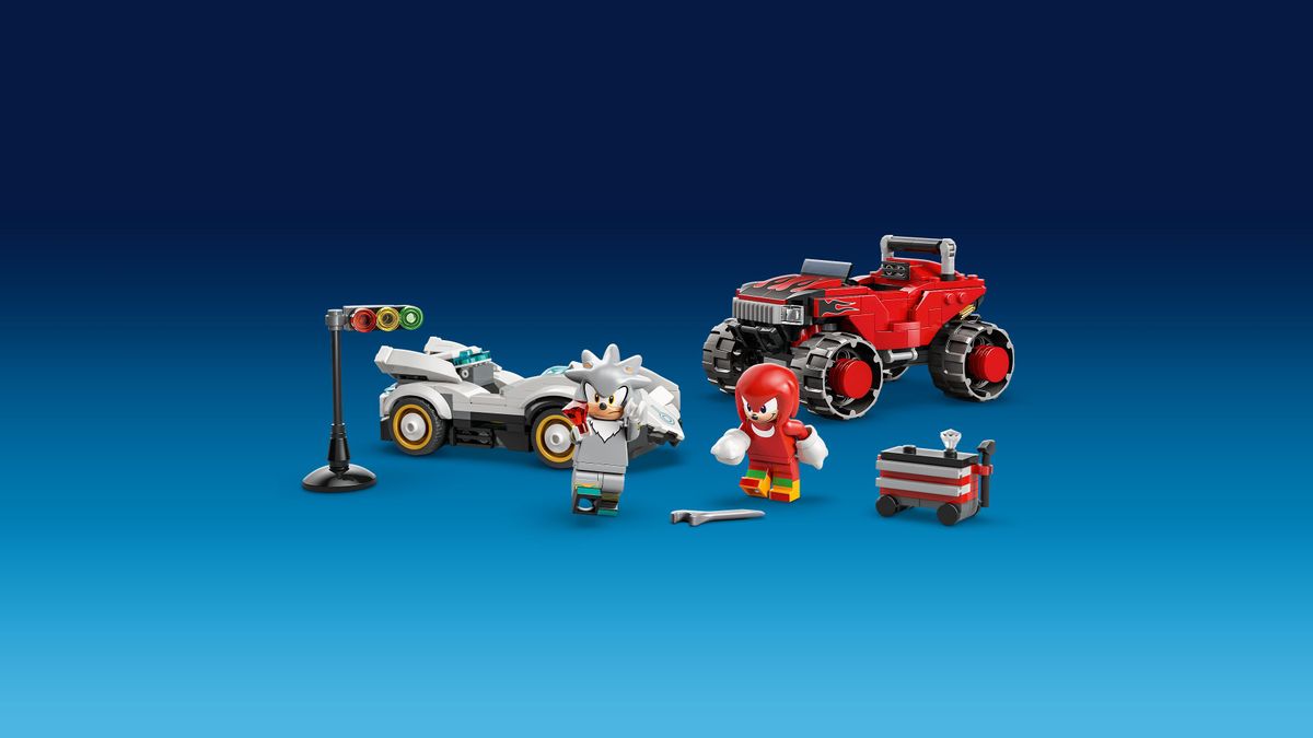 Silver's Car vs. Knuckles' Monster Truck LEGO 77118