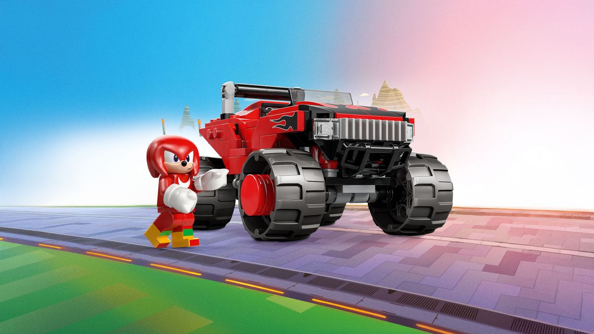 Silver's Car vs. Knuckles' Monster Truck LEGO 77118
