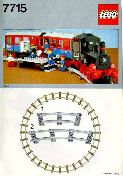 7715-1 | Push-Along Passenger Steam Train | INSTRUCTIONS | LEGOPART