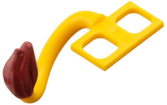 7721pb01 | Minifigure Costume Tail Lion with Dark Red Tassel Pattern | LEGOPART