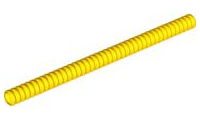 78c14 | Hose, Ribbed 7mm D. 14L / 11.2cm | LEGOPART