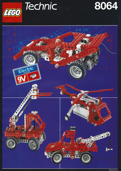 8064-1 | Universal Motor Set 9V | INSTRUCTIONS | LEGOPART