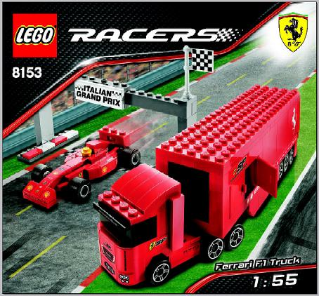 8153-1 | Ferrari F1 Truck 1:55 | INSTRUCTIONS | LEGOPART