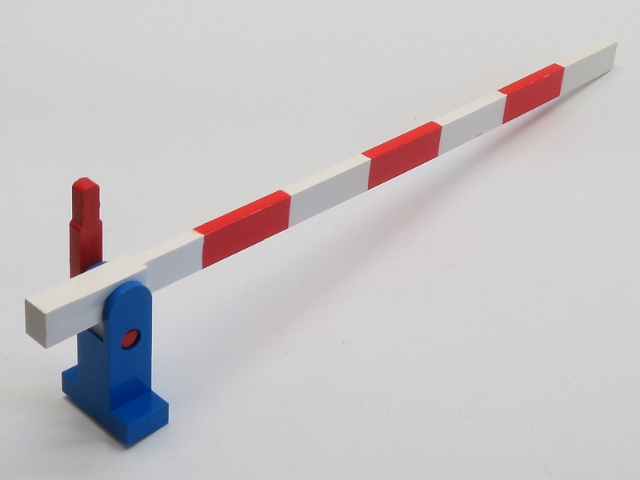 815c01 | Train Level Crossing Gate Type 1, Assembly with Blue Base | LEGOPART