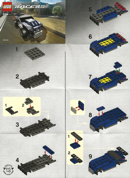 8194-1 | Nitro Muscle | INSTRUCTIONS | LEGOPART