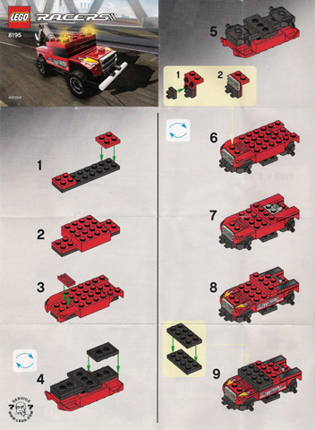 8195-1 | Turbo Tow | INSTRUCTIONS | LEGOPART