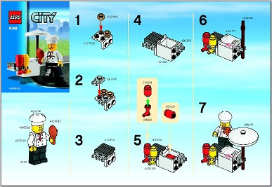 8398-1 | BBQ Stand | INSTRUCTIONS | LEGOPART