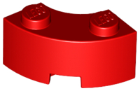 85080 | Brick, Round Corner 2 x 2 Macaroni with Stud Notch and Reinforced Underside | LEGOPART