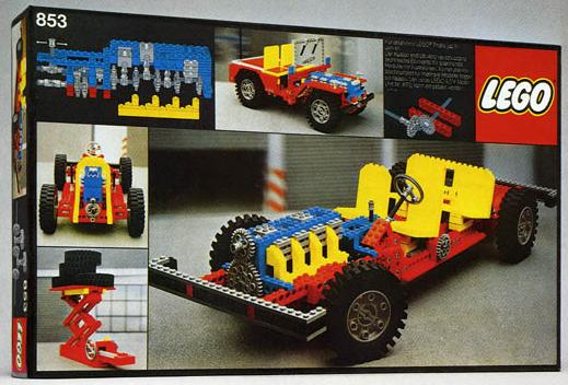 Auto Chassis LEGO 853-1