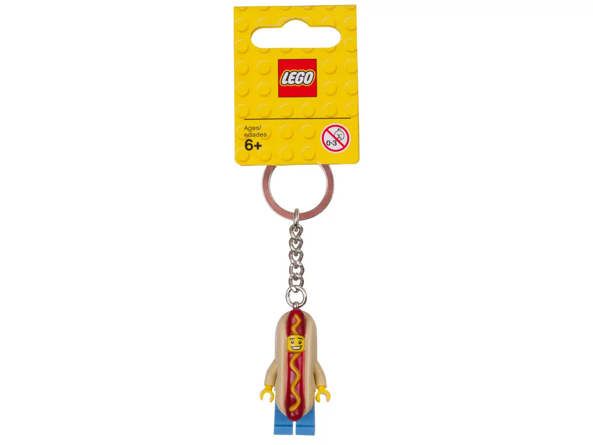 Hotdogverkoper sleutelhanger LEGO 853571