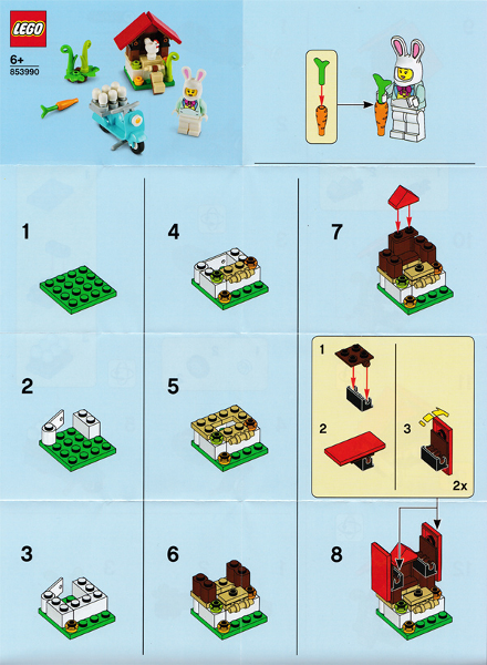 853990-1 | Easter Bunny House | INSTRUCTIONS | LEGOPART