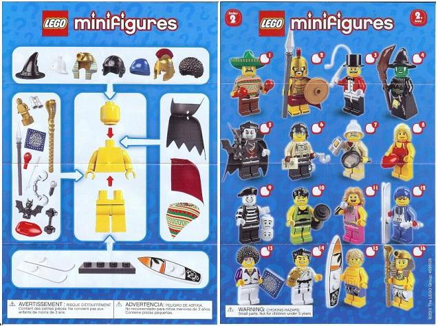 8684-1 | Minifigure, Series 2 | INSTRUCTIONS | LEGOPART