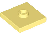 87580 | Plate, Modified 2 x 2 with Groove and 1 Stud in Center (Jumper) | LEGOPART