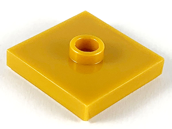 87580 | Plate, Modified 2 x 2 with Groove and 1 Stud in Center (Jumper) | LEGOPART