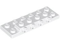 87609 | Plate, Modified 2 x 6 x 2/3 with 4 Studs on Side | LEGOPART