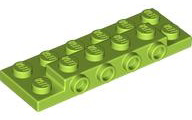 87609 | Plate, Modified 2 x 6 x 2/3 with 4 Studs on Side | LEGOPART