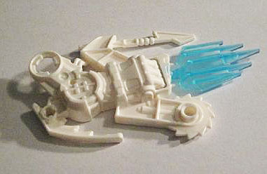 87800pb01 | Hero Factory Weapon, Ice Arm with Molded Trans-Light Blue Icicle Blade Pattern | LEGOPART