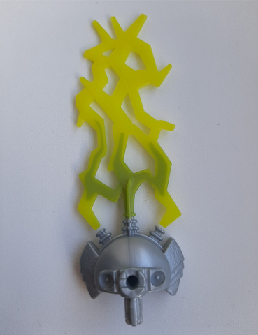 87812pb01 | Hero Factory Weapon, Triple Lightning Bolts with Marbled Trans-Neon Green Pattern | LEGOPART