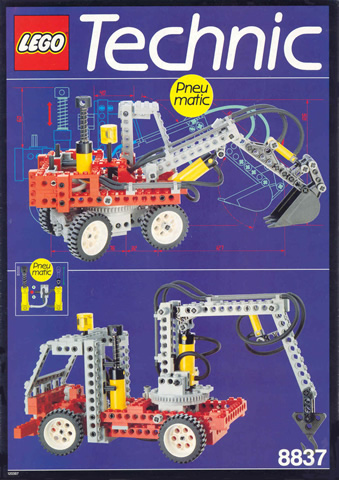 8837-1 | Pneumatic Excavator | INSTRUCTIONS | LEGOPART