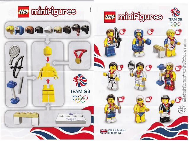 8909-1 | Minifigure, Team GB | INSTRUCTIONS | LEGOPART